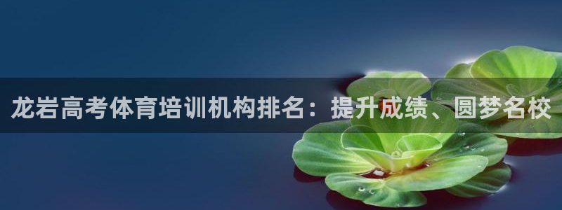 凯时赢来就送38：龙岩高考体育培训机构排名：提升成绩
