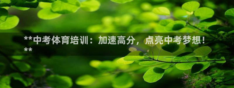 凯时国际官方版：**中考体育培训：加速高分，点亮中考