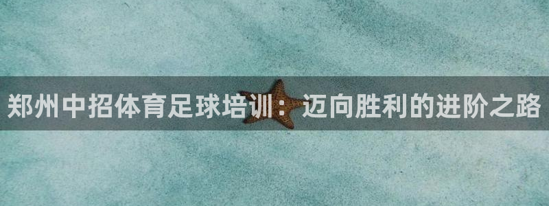 KB88凯时官网登录：郑州中招体育足球培训：迈向胜利